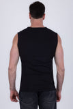 Lucent Rhinestone Sleeveless T-Shirt