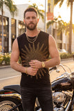 Lucent Rhinestone Sleeveless T-Shirt