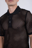 Glintform See Through Polo Shirt