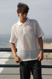 Glintform See Through Polo Shirt