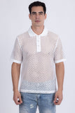 Glintform See Through Polo Shirt