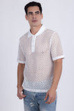 Glintform See Through Polo Shirt