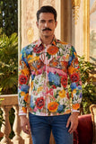 Botanic Rhinestone Long Sleeve Shirt