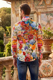 Botanic Rhinestone Long Sleeve Shirt