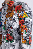 Cranium Rhinestone Long Sleeve Shirt