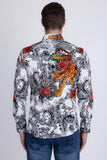 Cranium Rhinestone Long Sleeve Shirt