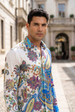 Ornate Rhinestone Long Sleeve Shirt