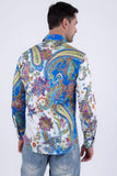 Ornate Rhinestone Long Sleeve Shirt