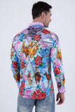 Vaqueros Western Floral Long Sleeve Shirt