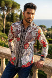 Vaqueros Western Floral Long Sleeve Shirt