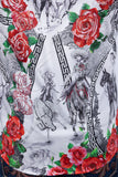 Vaqueros Western Floral Long Sleeve Shirt
