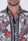Vaqueros Western Floral Long Sleeve Shirt