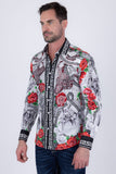 Vaqueros Western Floral Long Sleeve Shirt