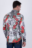 Vaqueros Western Floral Long Sleeve Shirt