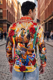Viva Villa Western Floral Long Sleeve Shirt