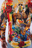 Viva Villa Western Floral Long Sleeve Shirt