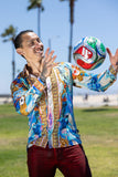 World Cup Rhinestone Long Sleeve Shirt