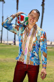 World Cup Rhinestone Long Sleeve Shirt