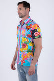 Cocktails Rhinestone Short Sleeve Shirt