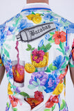 Cocktails Rhinestone Short Sleeve Shirt