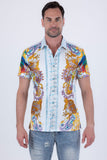 Ascend Rhinestone Short Sleeve Shirt