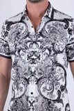 Vineyard Rhinestone Short Sleeve Shirt