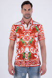 Vineyard Rhinestone Short Sleeve Shirt