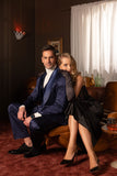 Damask Floral Suit
