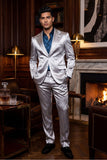 Alaric Satin Suit