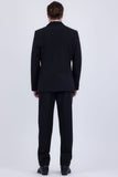 Snugglia Solid Notch Lapel Suit