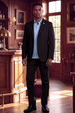 Snugglia Solid Notch Lapel Suit