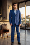 Snugglia Solid Notch Lapel Suit