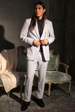 Snugglia Solid Notch Lapel Suit