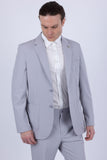Snugglia Solid Notch Lapel Suit