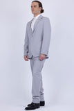 Snugglia Solid Notch Lapel Suit