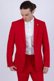 Snugglia Solid Notch Lapel Suit
