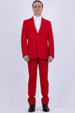 Snugglia Solid Notch Lapel Suit