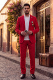 Snugglia Solid Notch Lapel Suit