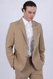 Snugglia Solid Notch Lapel Suit