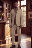 Snugglia Solid Notch Lapel Suit