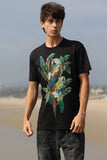 Laurent Tropical Iguana Rhinestone T-Shirt