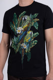 Laurent Tropical Iguana Rhinestone T-Shirt