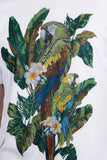 Laurent Tropical Iguana Rhinestone T-Shirt