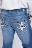 Outlaw Western Studs Denim Jeans