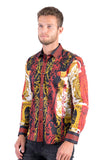 Baroque Era Rhinestone Long Sleeve Shirt