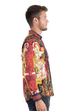 Baroque Era Rhinestone Long Sleeve Shirt
