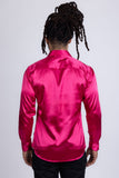 Lust For Life Satin Long Sleeve Shirt