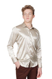 Lust For Life Satin Long Sleeve Shirt