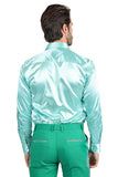 Lust For Life Satin Long Sleeve Shirt