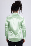 Lust For Life Satin Long Sleeve Shirt